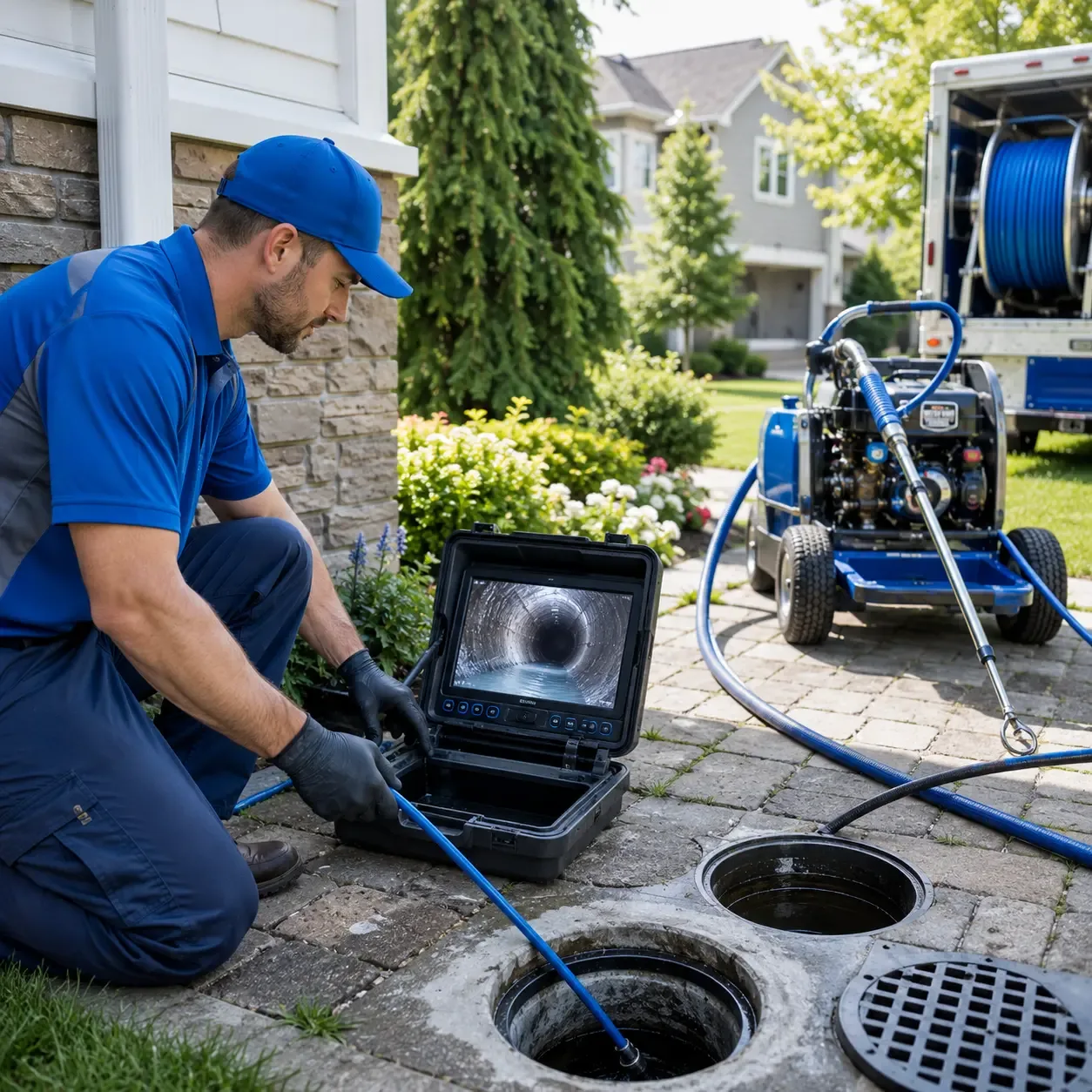Outdoor drain cleaning professionals serving Mccallsburg, IA